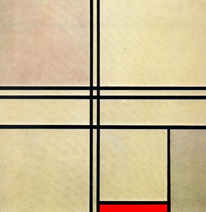 Wikioo.org - The Encyclopedia of Fine Arts - Painting, Artwork by Piet Mondrian - Composition III blue and yellow