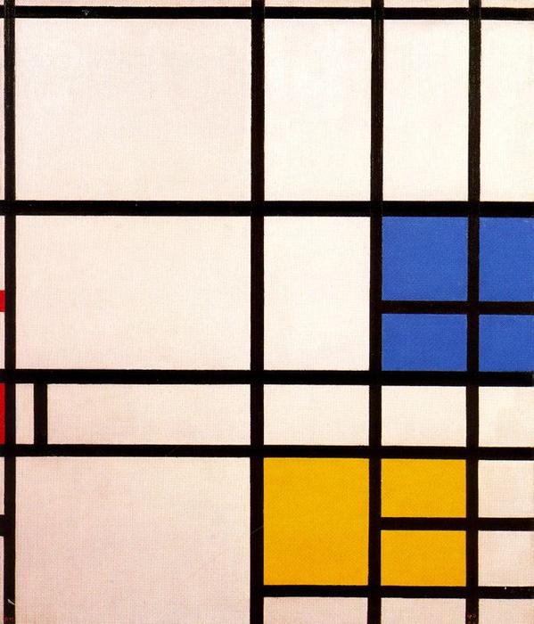 Wikioo.org - สารานุกรมวิจิตรศิลป์ - จิตรกรรม Piet Mondrian - Composition London