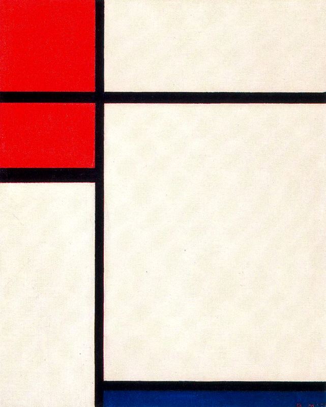 Wikioo.org - สารานุกรมวิจิตรศิลป์ - จิตรกรรม Piet Mondrian - Composition