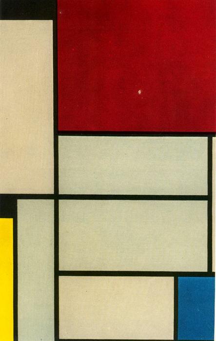 Wikioo.org – L'Enciclopedia delle Belle Arti - Pittura, Opere di Piet Mondrian - Quadro Io 1