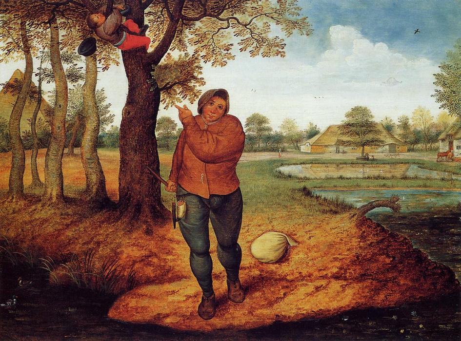 WikiOO.org - Encyclopedia of Fine Arts - Festés, Grafika Pieter Bruegel The Younger - The Beater