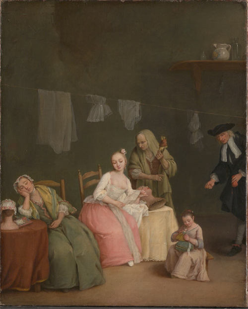 Wikioo.org - The Encyclopedia of Fine Arts - Painting, Artwork by Pietro Longhi - The Letter