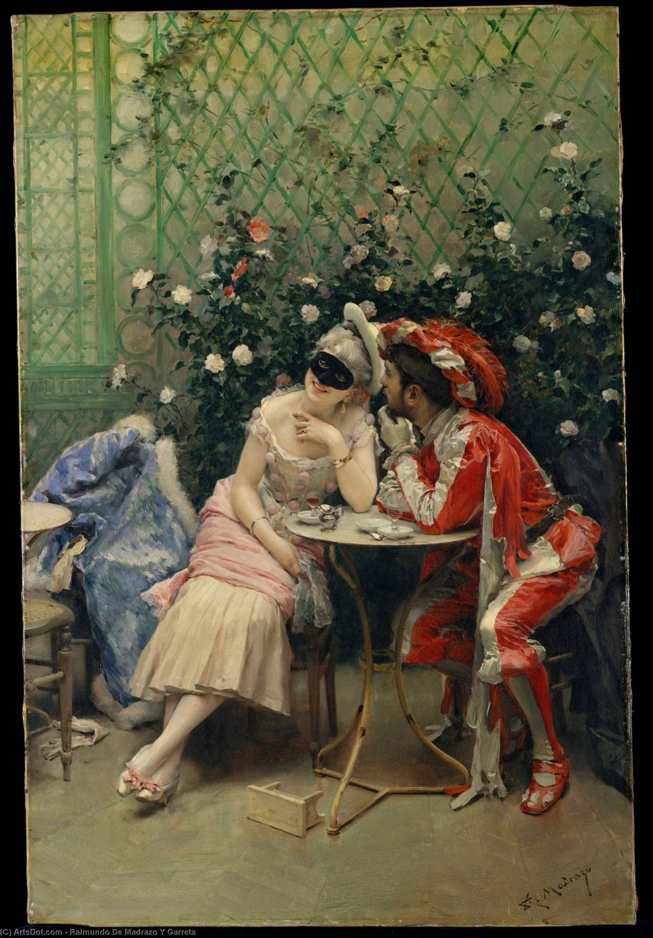 Wikioo.org – L'Encyclopédie des Beaux Arts - Peinture, Oeuvre de Raimundo De Madrazo Y Garreta - Masqueraders