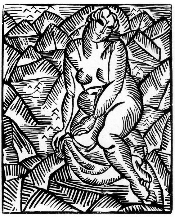 WikiOO.org - Encyclopedia of Fine Arts - Maalaus, taideteos Raoul Dufy - Bather