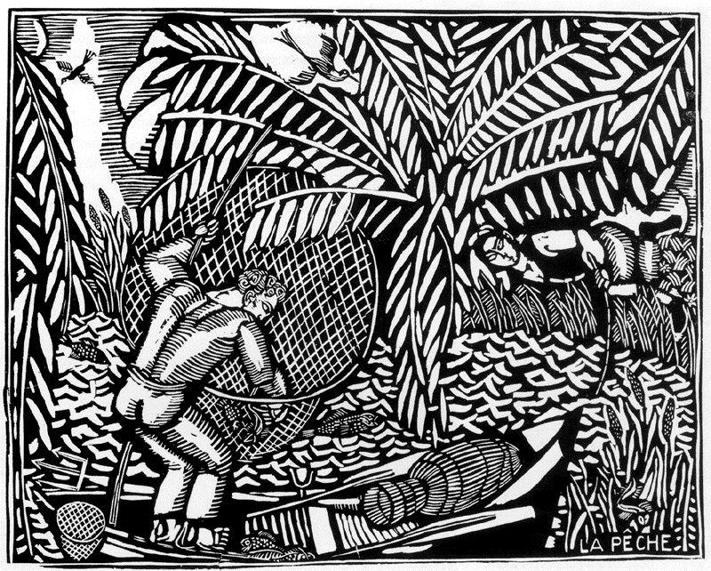 WikiOO.org - Енциклопедія образотворчого мистецтва - Живопис, Картини
 Raoul Dufy - Fishing 1