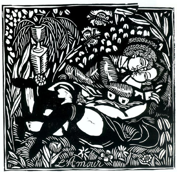 Wikioo.org - Die Enzyklopädie bildender Kunst - Malerei, Kunstwerk von Raoul Dufy - liebe