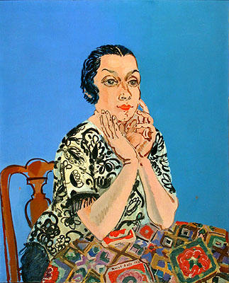 Wikioo.org - The Encyclopedia of Fine Arts - Painting, Artwork by Raoul Dufy - Portrait of Mme. Raoul Dufy