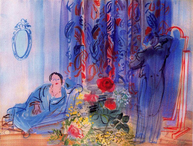 Wikioo.org - The Encyclopedia of Fine Arts - Painting, Artwork by Raoul Dufy - Ready for the evening
