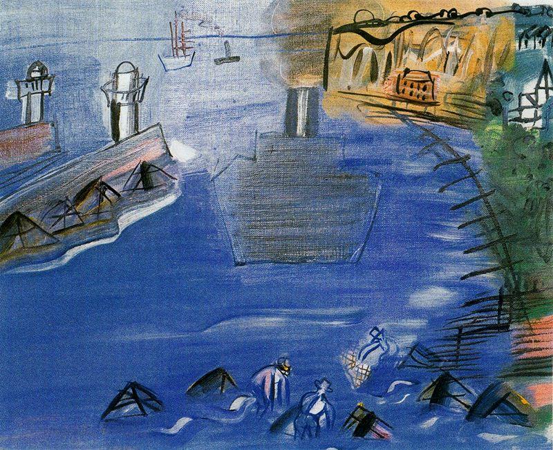 WikiOO.org - Εγκυκλοπαίδεια Καλών Τεχνών - Ζωγραφική, έργα τέχνης Raoul Dufy - The black merchant