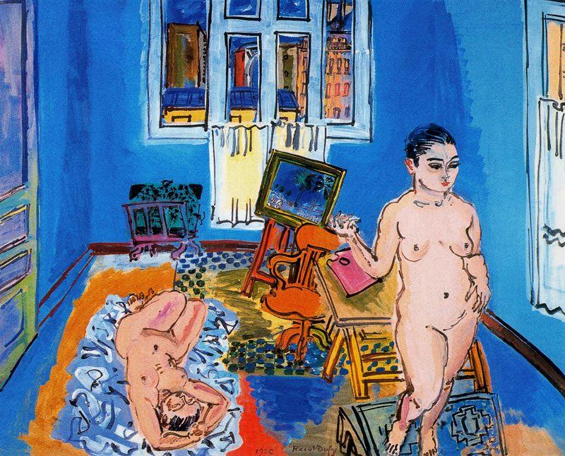 Wikioo.org - The Encyclopedia of Fine Arts - Painting, Artwork by Raoul Dufy - The Two Models