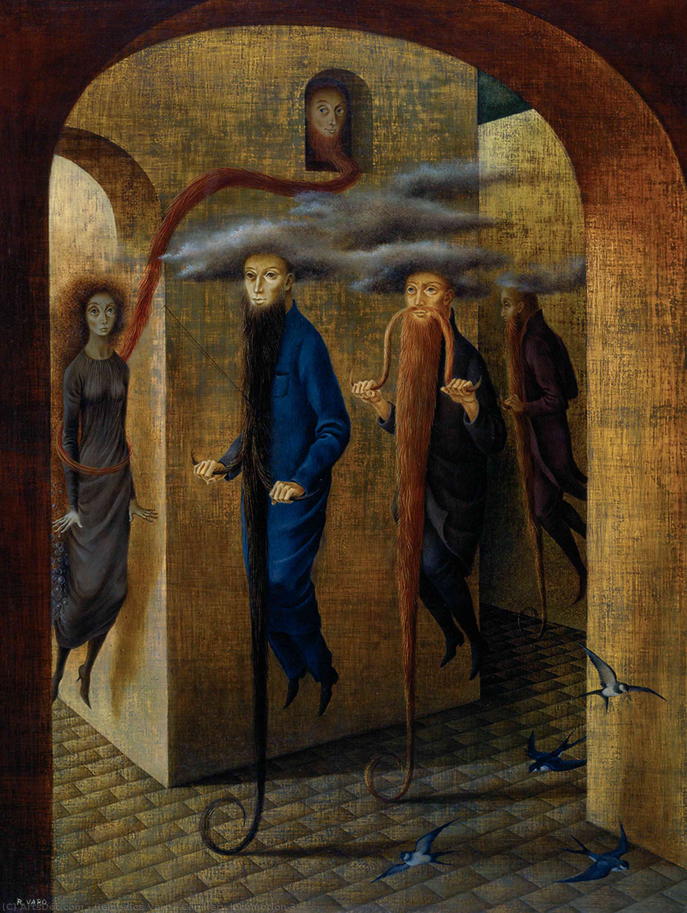 Wikioo.org - The Encyclopedia of Fine Arts - Painting, Artwork by Remedios Varo - Capillary locomotion 3