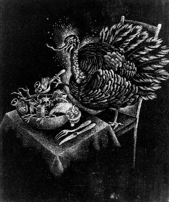 WikiOO.org - 百科事典 - 絵画、アートワーク Remedios Varo - クリスマス 七面鳥