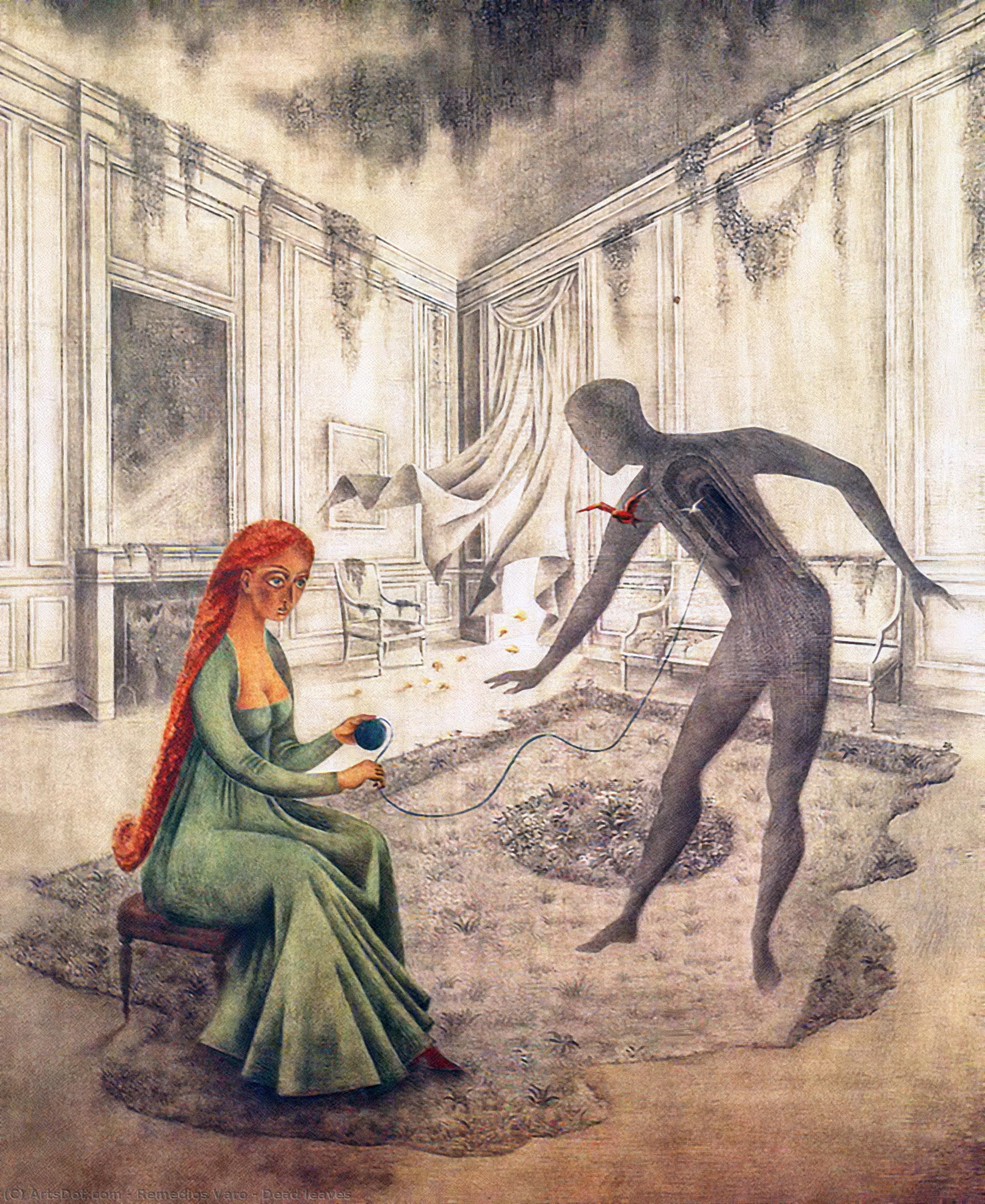 Wikioo.org - The Encyclopedia of Fine Arts - Painting, Artwork by Remedios Varo - Dead leaves