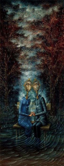Wikioo.org - The Encyclopedia of Fine Arts - Painting, Artwork by Remedios Varo - Lovers