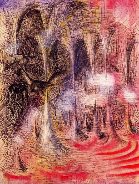 Wikioo.org - The Encyclopedia of Fine Arts - Painting, Artwork by Remedios Varo - Magic grotto I
