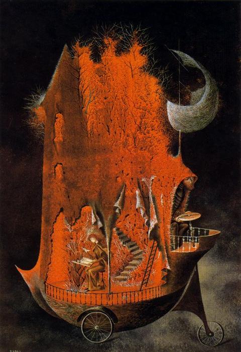 Wikioo.org - The Encyclopedia of Fine Arts - Painting, Artwork by Remedios Varo - Migrants