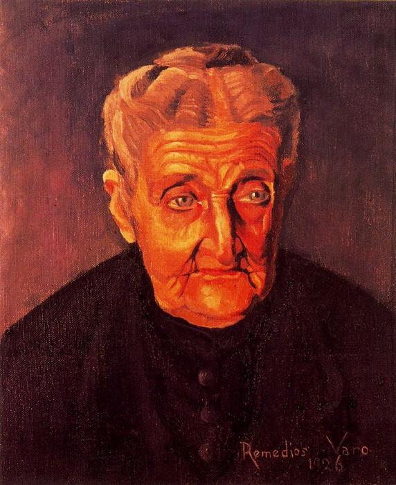 Wikioo.org - The Encyclopedia of Fine Arts - Painting, Artwork by Remedios Varo - Portrait of grandmother Josefa Zejalvo