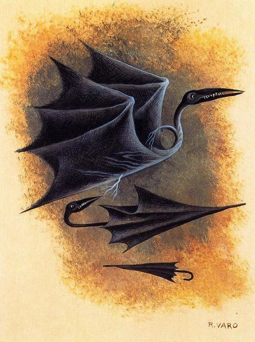 Wikioo.org - The Encyclopedia of Fine Arts - Painting, Artwork by Remedios Varo - Pterodactyl 1