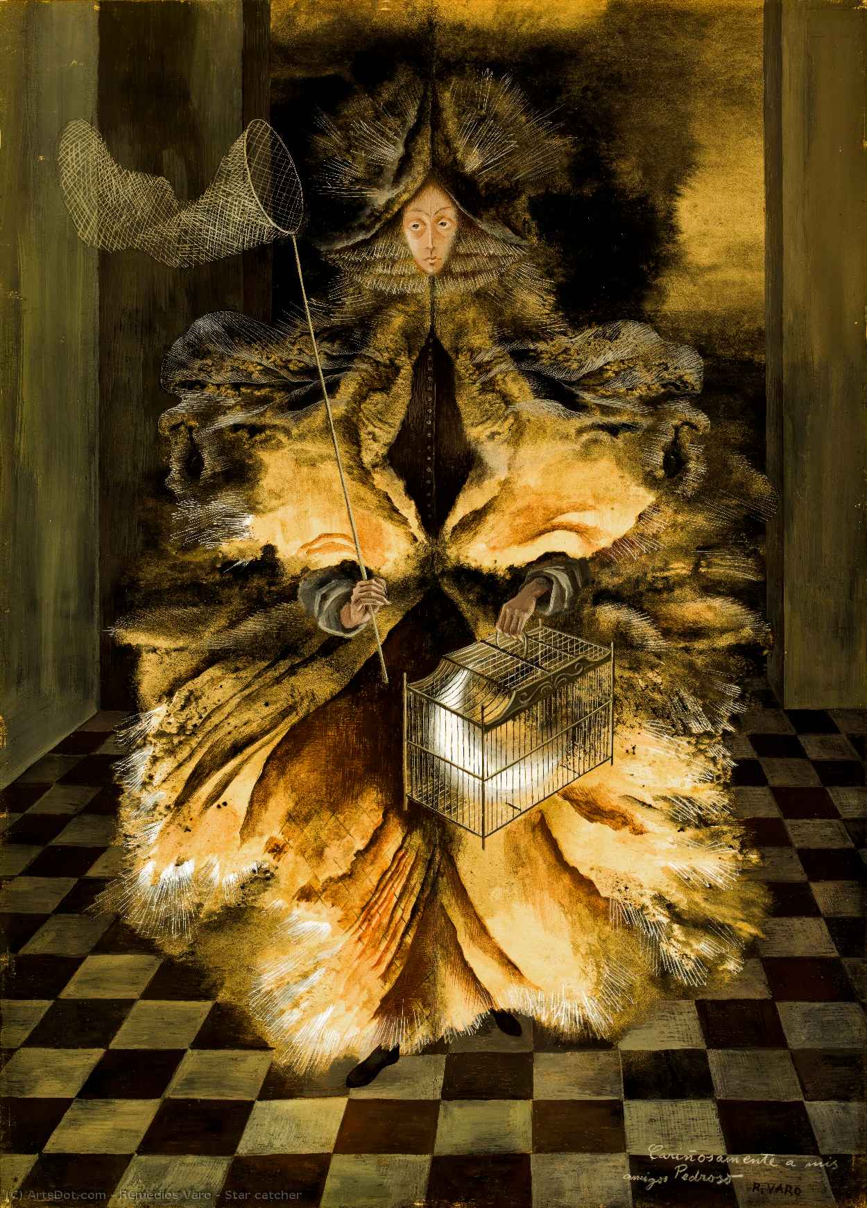 Wikioo.org - The Encyclopedia of Fine Arts - Painting, Artwork by Remedios Varo - Star catcher