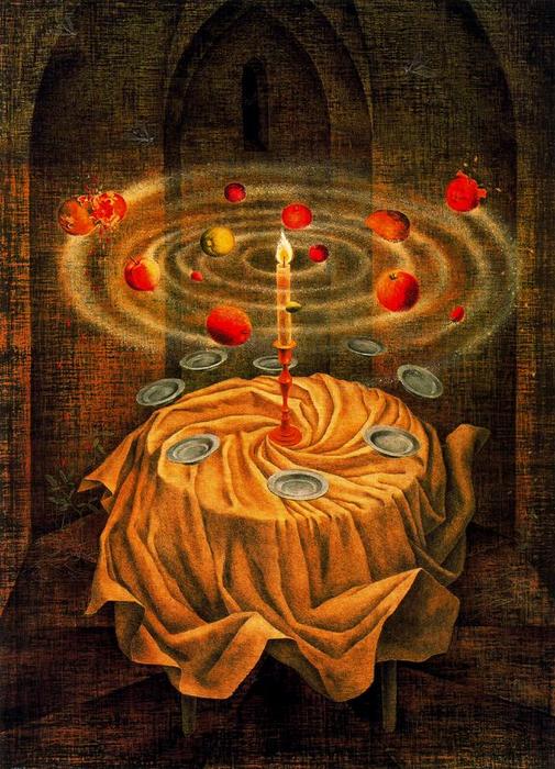 Wikioo.org - The Encyclopedia of Fine Arts - Painting, Artwork by Remedios Varo - Still life rising