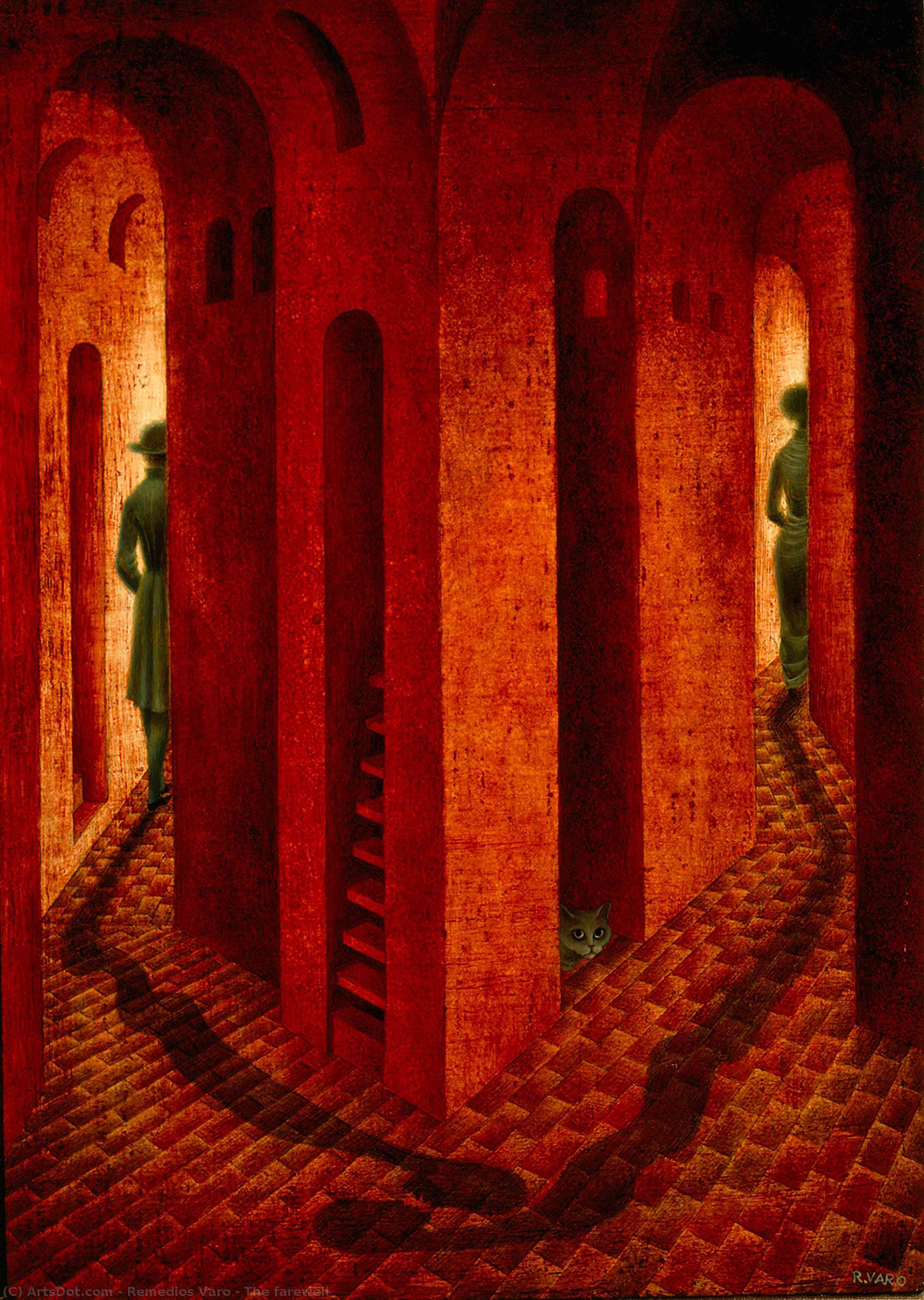 Wikioo.org - The Encyclopedia of Fine Arts - Painting, Artwork by Remedios Varo - The farewell