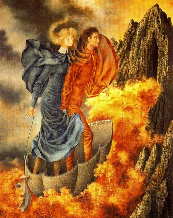 Wikioo.org - The Encyclopedia of Fine Arts - Painting, Artwork by Remedios Varo - The flight