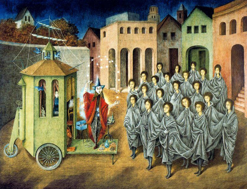 Wikioo.org - The Encyclopedia of Fine Arts - Painting, Artwork by Remedios Varo - the minstrel