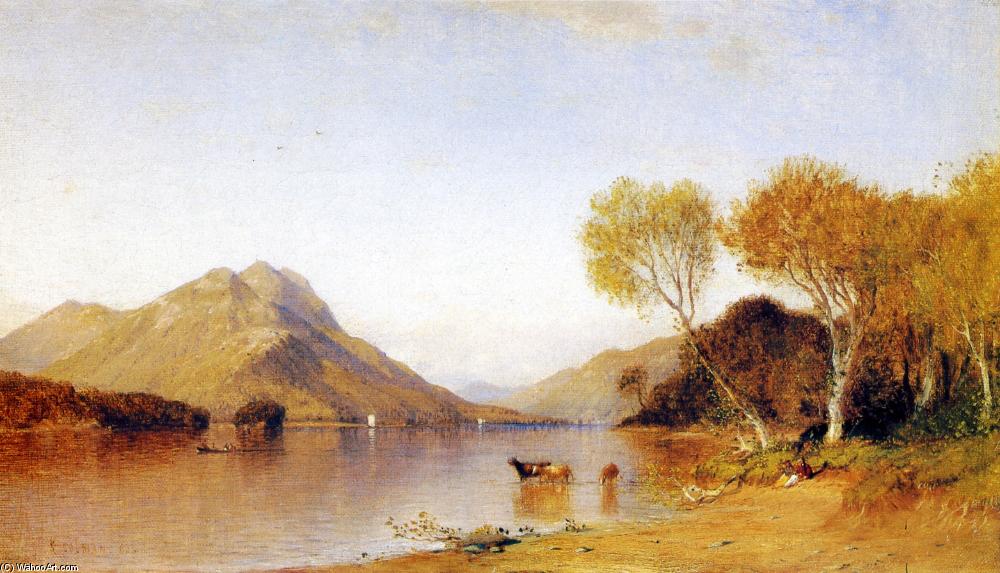 Wikioo.org - Bách khoa toàn thư về mỹ thuật - Vẽ tranh, Tác phẩm nghệ thuật Samuel Coleman Junior - Afternoon on Lake George