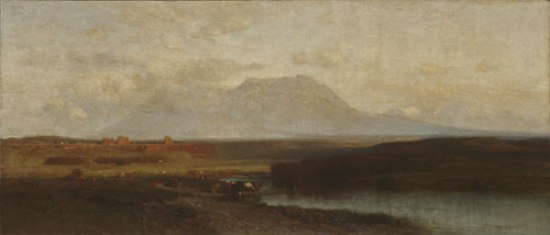 Wikioo.org - The Encyclopedia of Fine Arts - Painting, Artwork by Samuel Coleman Junior - Spanish Peaks, Southern Colorado, Late Afternoon