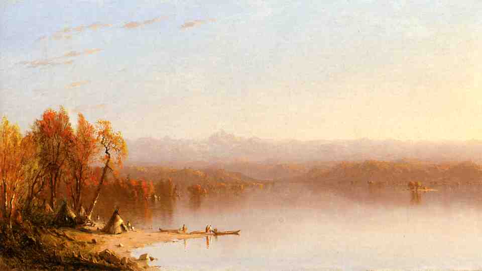 Wikioo.org - The Encyclopedia of Fine Arts - Painting, Artwork by Sanford Robinson Gifford - Indian Summer
