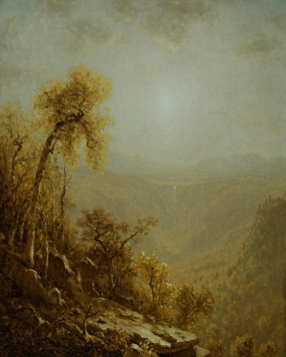 WikiOO.org - אנציקלופדיה לאמנויות יפות - ציור, יצירות אמנות Sanford Robinson Gifford - Kauterskill Clove, Catskill Mountains