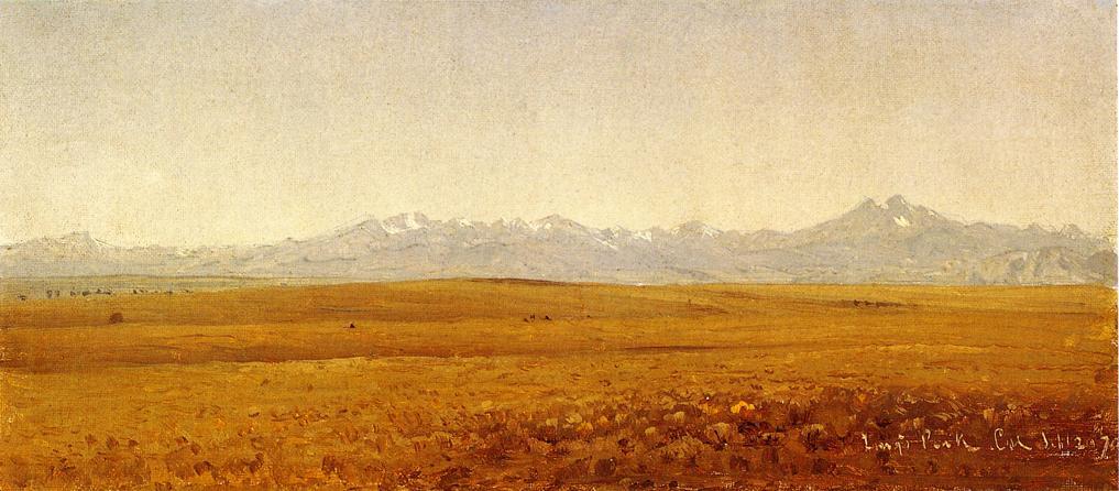 Wikioo.org - Bách khoa toàn thư về mỹ thuật - Vẽ tranh, Tác phẩm nghệ thuật Sanford Robinson Gifford - Long's Peak, Colorado