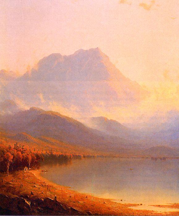 Wikioo.org - The Encyclopedia of Fine Arts - Painting, Artwork by Sanford Robinson Gifford - Morning in the Adirondacks