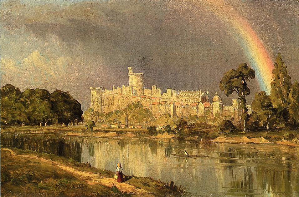 Wikioo.org - The Encyclopedia of Fine Arts - Painting, Artwork by Sanford Robinson Gifford - Study of Windsor Castle