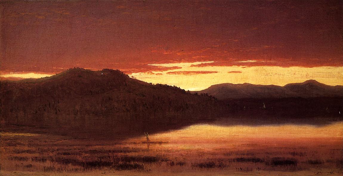 Wikioo.org - The Encyclopedia of Fine Arts - Painting, Artwork by Sanford Robinson Gifford - Twilight