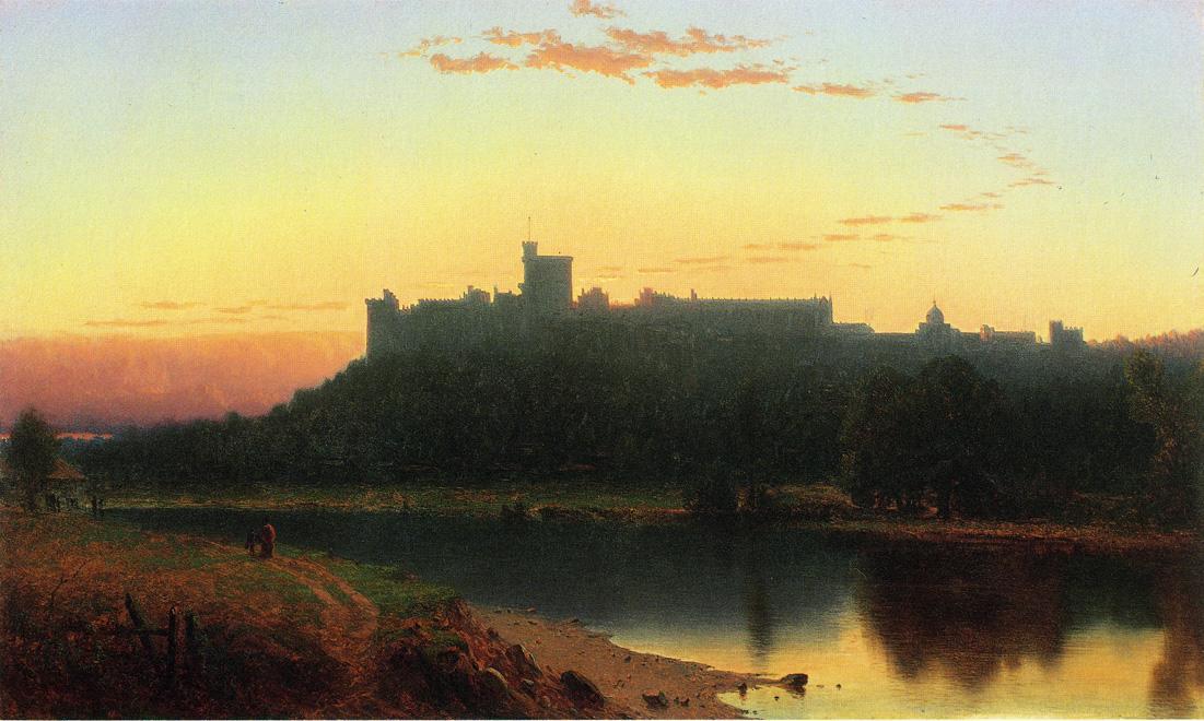 WikiOO.org - Encyclopedia of Fine Arts - Maleri, Artwork Sanford Robinson Gifford - Windsor Castle