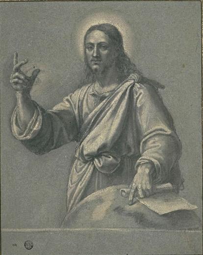 Wikioo.org - The Encyclopedia of Fine Arts - Painting, Artwork by Sebastiano Del Piombo - Christ as Salvator Mundi