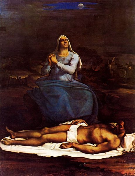 WikiOO.org - Encyclopedia of Fine Arts - Festés, Grafika Sebastiano Del Piombo - Pietà