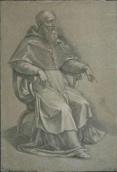 WikiOO.org - Encyclopedia of Fine Arts - Malba, Artwork Sebastiano Del Piombo - Portrait du Pape Clément VII