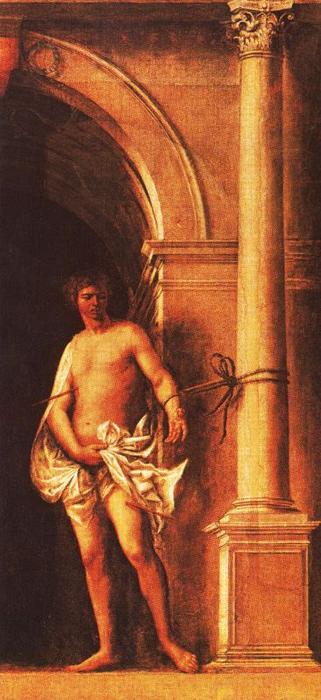 Wikioo.org - สารานุกรมวิจิตรศิลป์ - จิตรกรรม Sebastiano Del Piombo - San Sebastiano