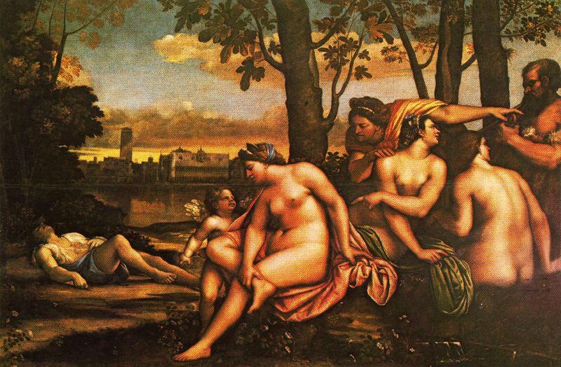 Wikioo.org - The Encyclopedia of Fine Arts - Painting, Artwork by Sebastiano Del Piombo - The Death of Adonis