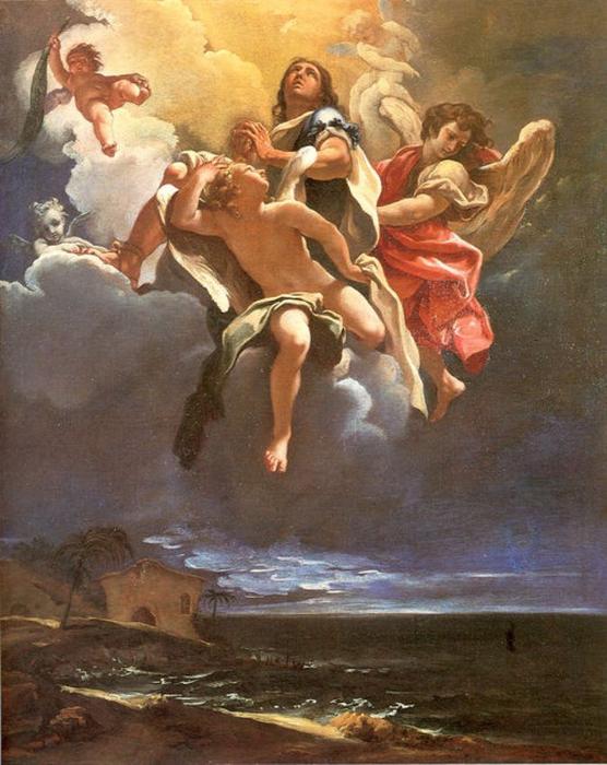 Wikioo.org - The Encyclopedia of Fine Arts - Painting, Artwork by Sebastiano Ricci - Apotheosis of a Saint
