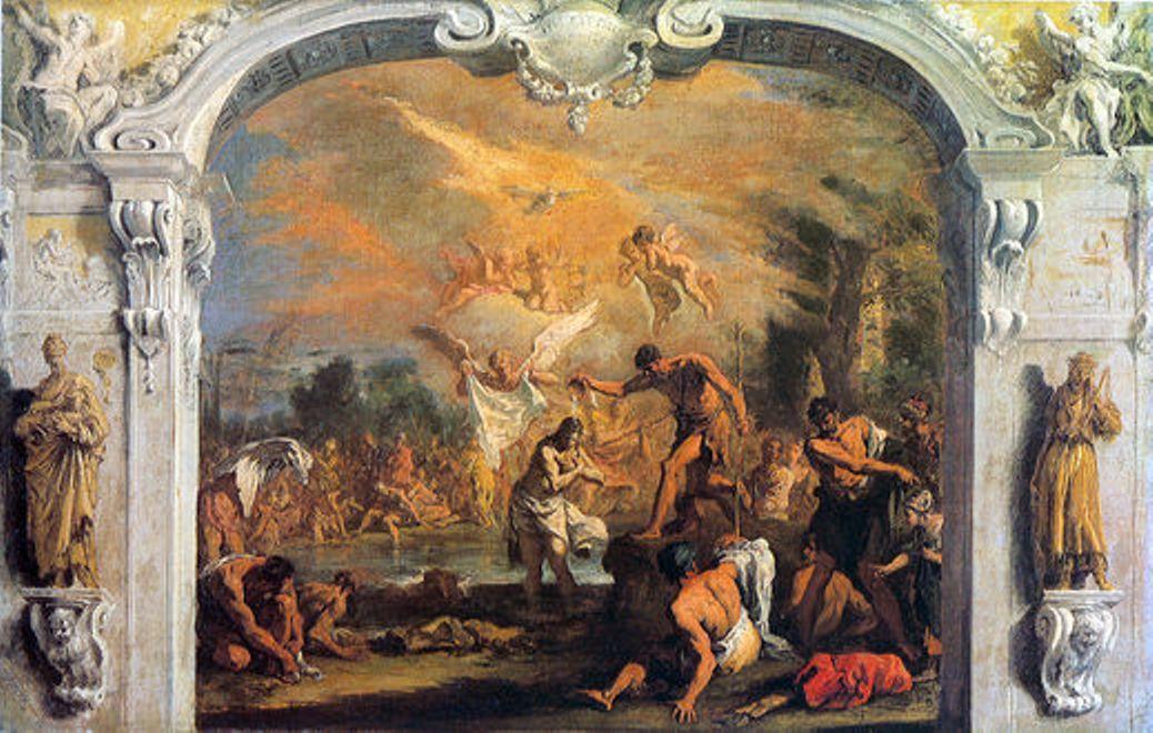 Wikioo.org - The Encyclopedia of Fine Arts - Painting, Artwork by Sebastiano Ricci - Baptism of Christ