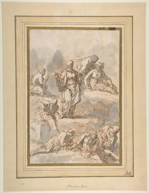 WikiOO.org - Encyclopedia of Fine Arts - Maleri, Artwork Sebastiano Ricci - Figure Studies