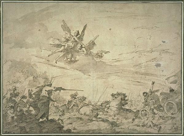 Wikioo.org - The Encyclopedia of Fine Arts - Painting, Artwork by Sebastiano Ricci - Pharaoh's army drowned