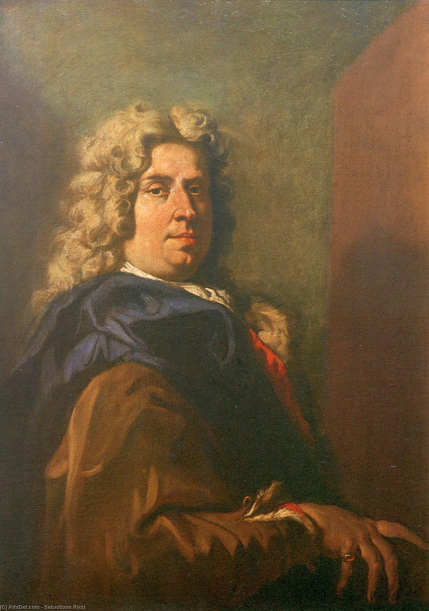 WikiOO.org - Encyclopedia of Fine Arts - Maleri, Artwork Sebastiano Ricci - Self Portrait