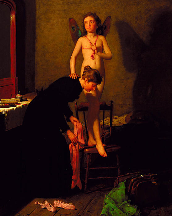 Wikioo.org - The Encyclopedia of Fine Arts - Painting, Artwork by Seymour Joseph Guy - Dressing for the Rehearsal