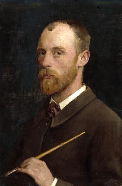Wikioo.org - The Encyclopedia of Fine Arts - Painting, Artwork by George Clausen - Self-portrait of Sir George Clausen