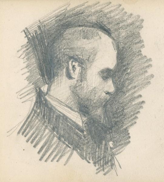 WikiOO.org - Encyclopedia of Fine Arts - Malba, Artwork George Clausen - Self-portrait