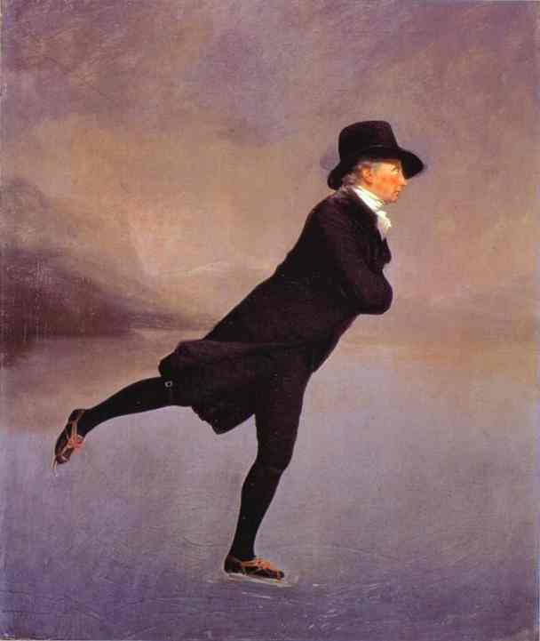 Wikioo.org – L'Enciclopedia delle Belle Arti - Pittura, Opere di Henry Raeburn - Ritratto di pattinaggio reverendo Robert Walker